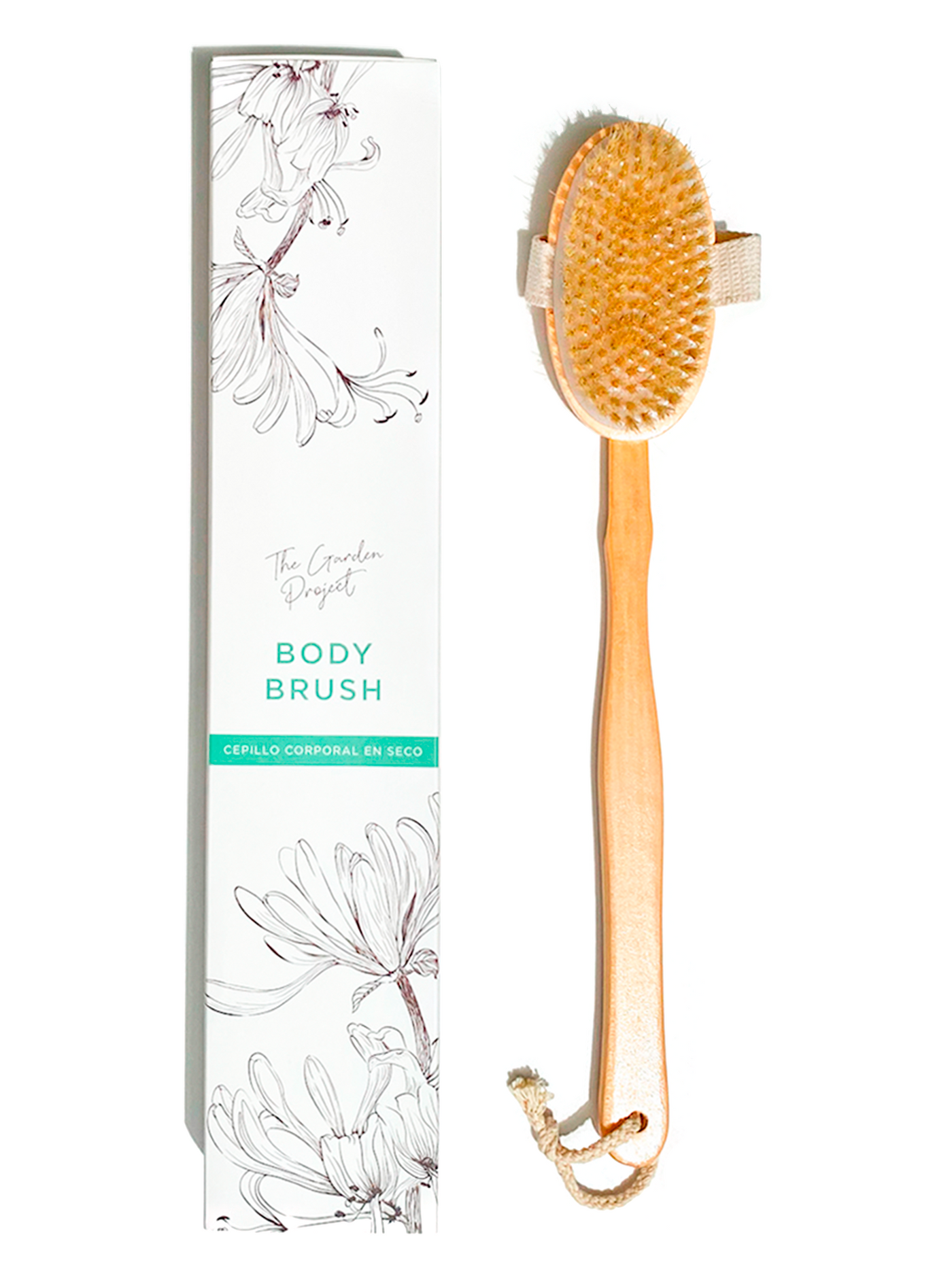 Body Brush Cepillo de Bambú Exfoliante